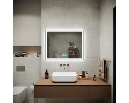 Зеркало для ванной комнаты SANCOS City 2.0  900x700  c  подсветкой