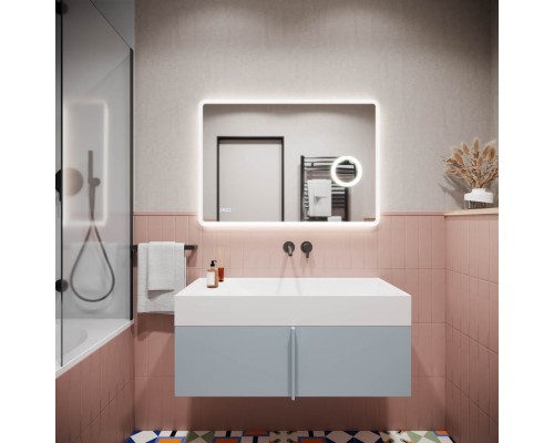Зеркало для ванной комнаты SANCOS Arcadia 1.0 1000х700 с подсветкой
