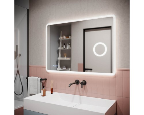 Зеркало для ванной комнаты SANCOS Arcadia 1.0 1000х700 с подсветкой