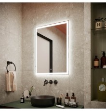 Зеркало для ванной комнаты SANCOS City 600х800 c  подсветкой