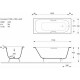 Чугунная ванна Vinsent Veron Concept 170x70 с ручками
