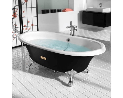 Чугунная ванна Roca Newcast 170x85 чёрная