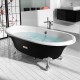 Чугунная ванна Roca Newcast 170x85 чёрная